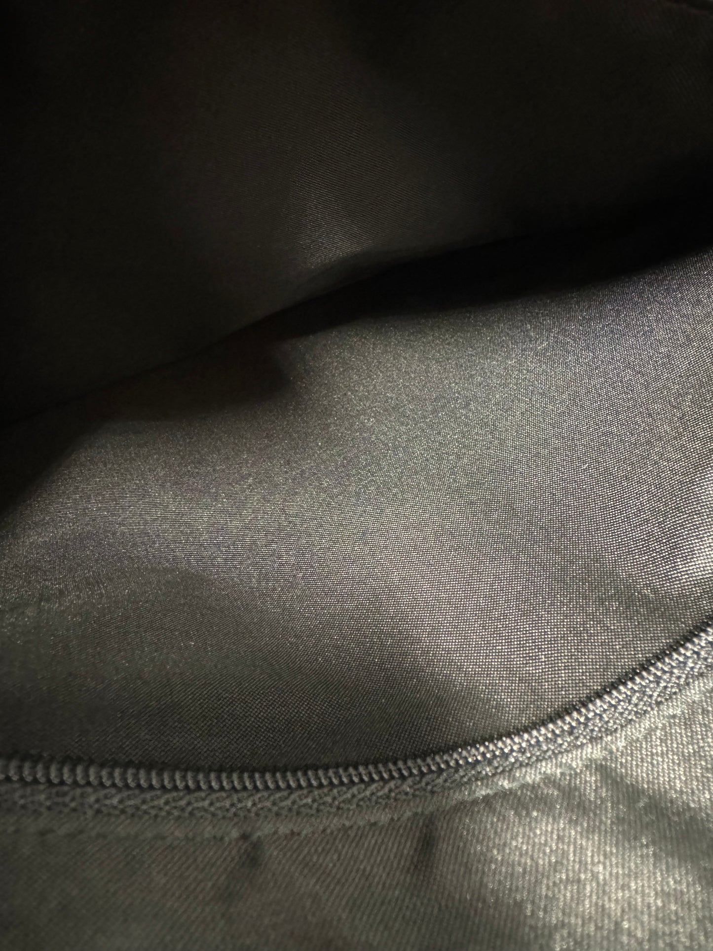 Gucci Vintage Black GG Monogram Embossed Suede Large Hobo Shoulder Bag