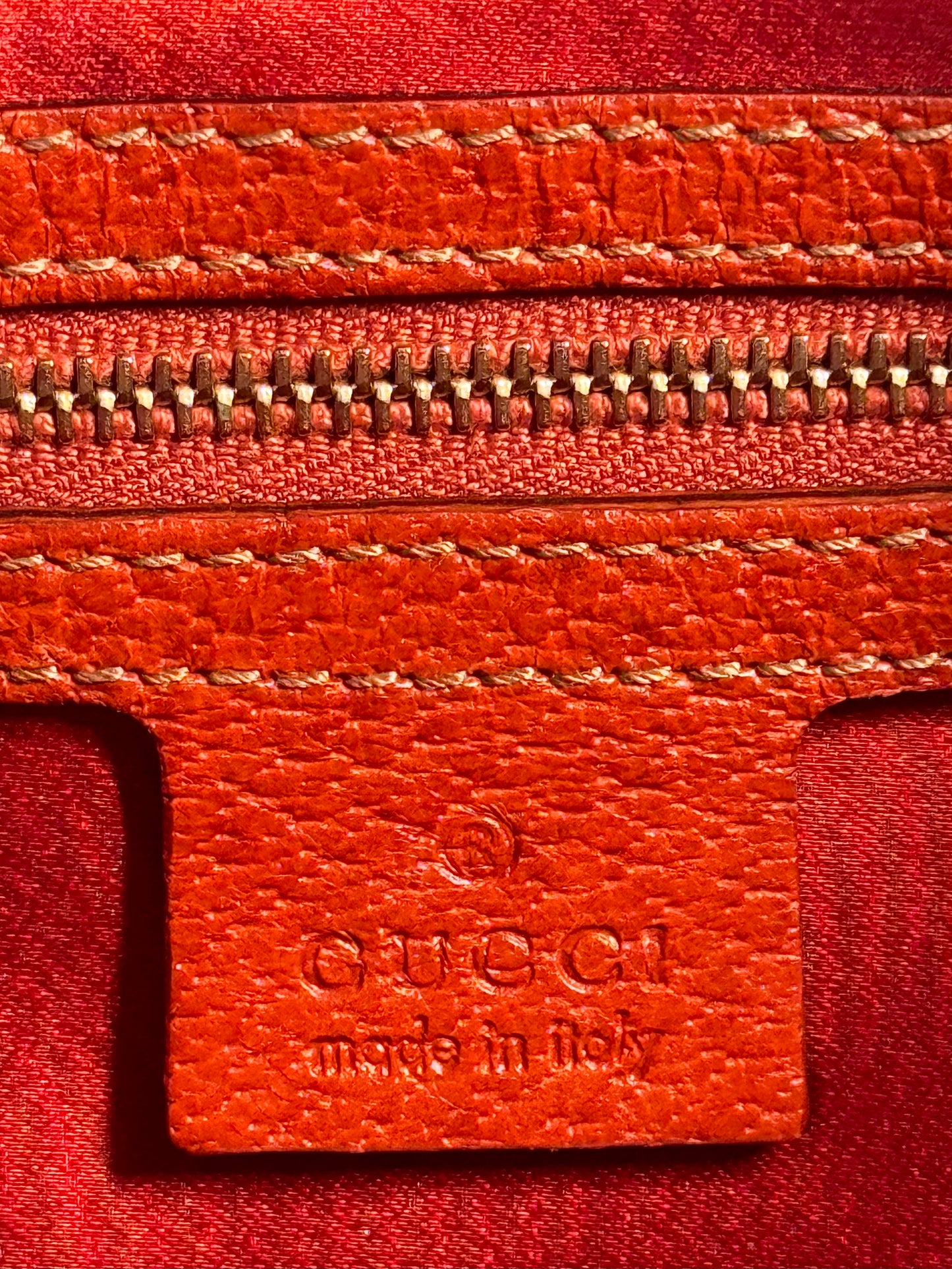 Gucci Brown Raffia & Red Leather Embellished Medium Jackie Hobo Shoulder Bag