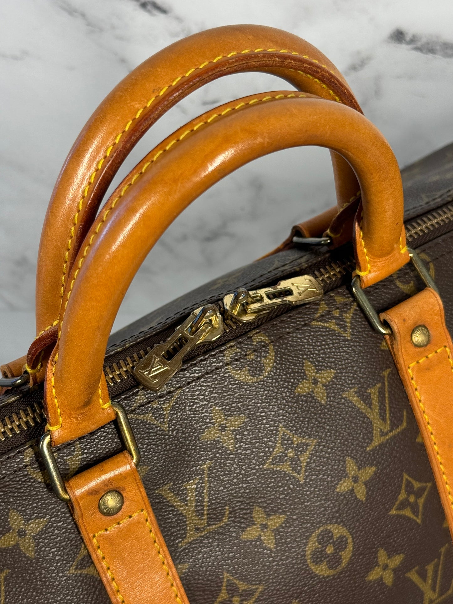 Louis Vuitton Vintage 1989 Monogram Keepall 50