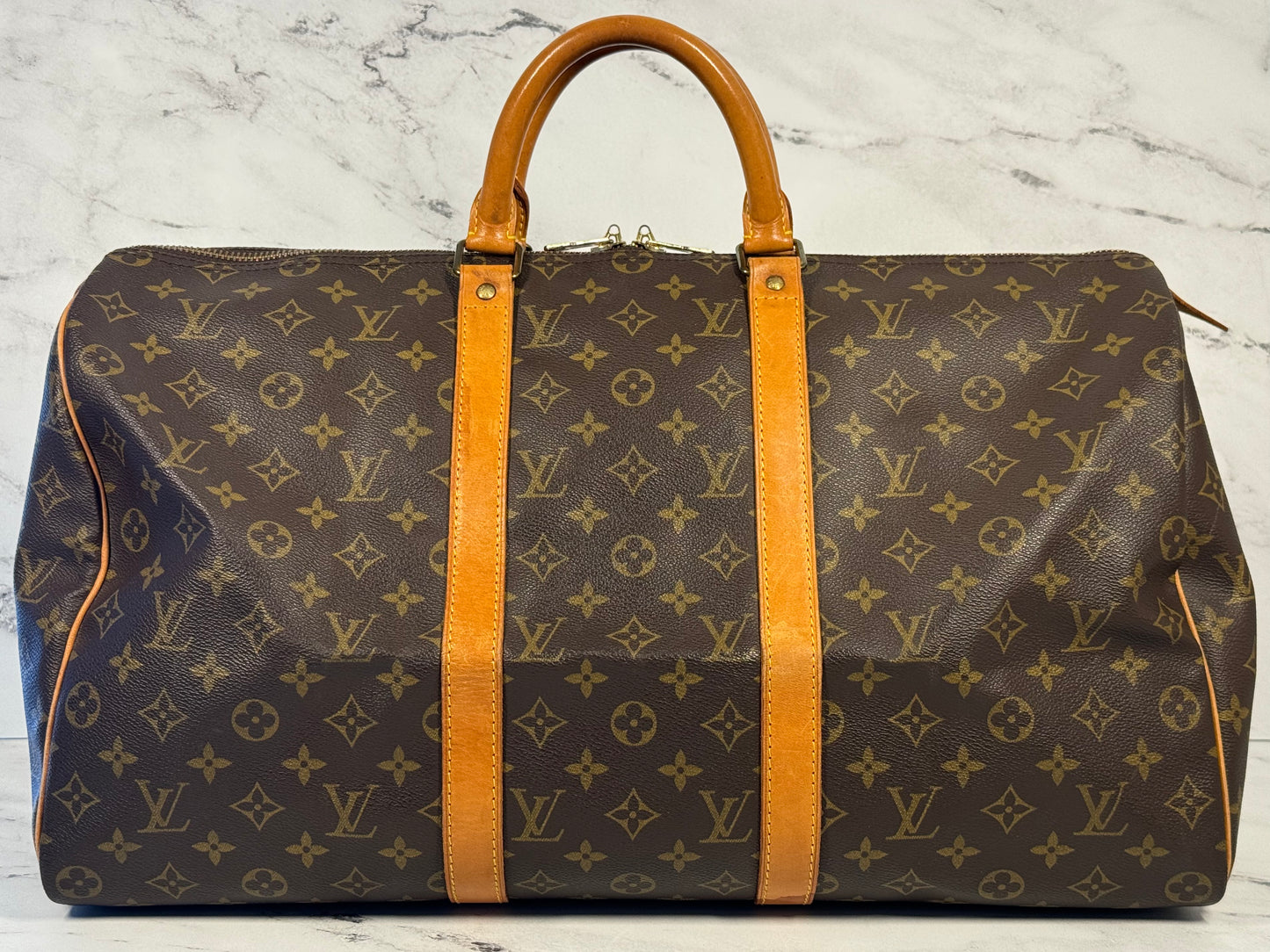 Louis Vuitton Vintage 1989 Monogram Keepall 50